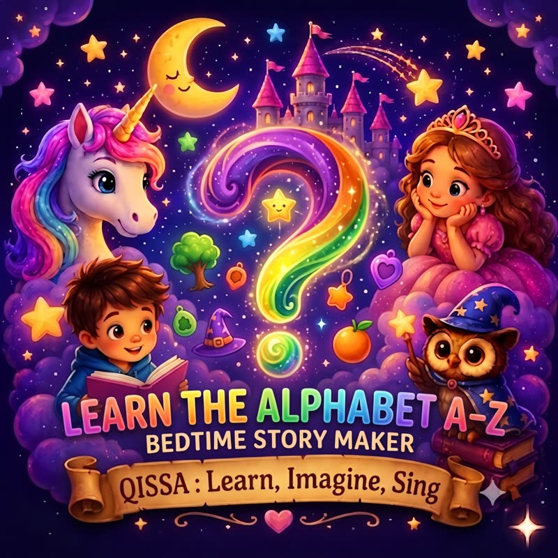 Learn the Alphabet A–Z — cover artwork