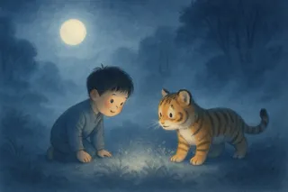 민준이와 호랑이 새끼의 숨은 소리